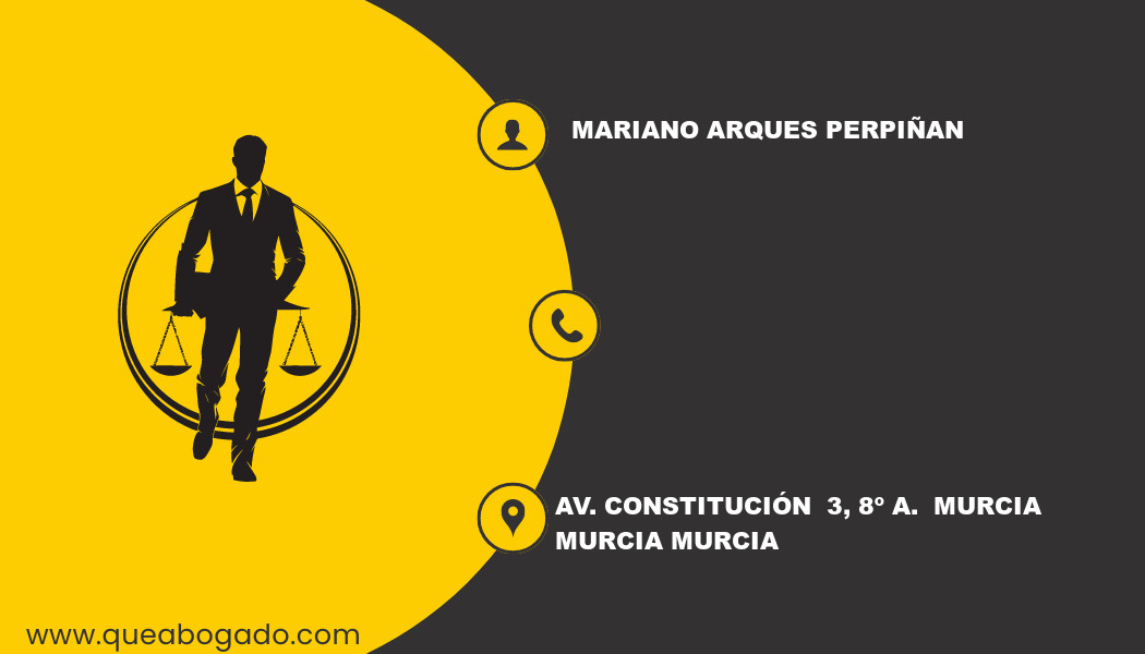 abogado Mariano Arques Perpiñan (Murcia)