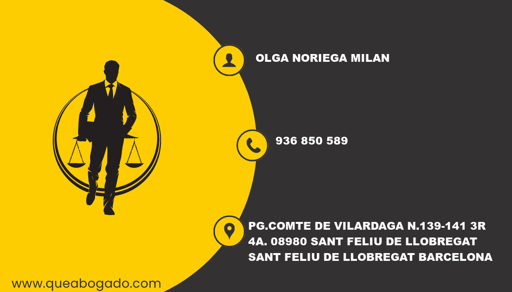 abogado Olga Noriega Milan (Sant Feliu de Llobregat)