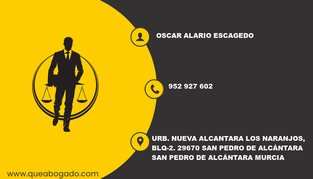 abogado Oscar Alario Escagedo (San Pedro de Alcántara)