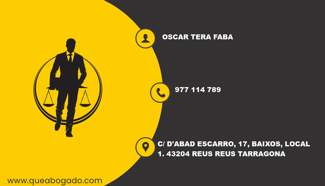 abogado Oscar Tera Faba (Reus)