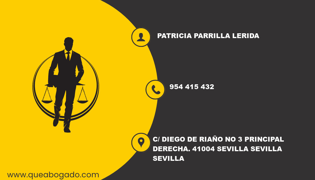 abogado Patricia Parrilla Lerida (Sevilla)