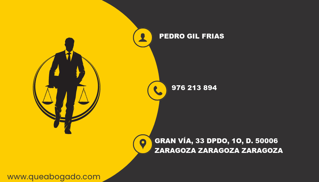 abogado Pedro Gil Frias (Zaragoza)