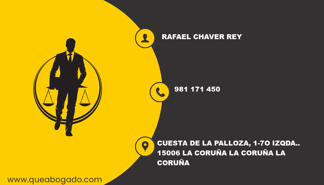 abogado Rafael Chaver Rey (La Coruña)