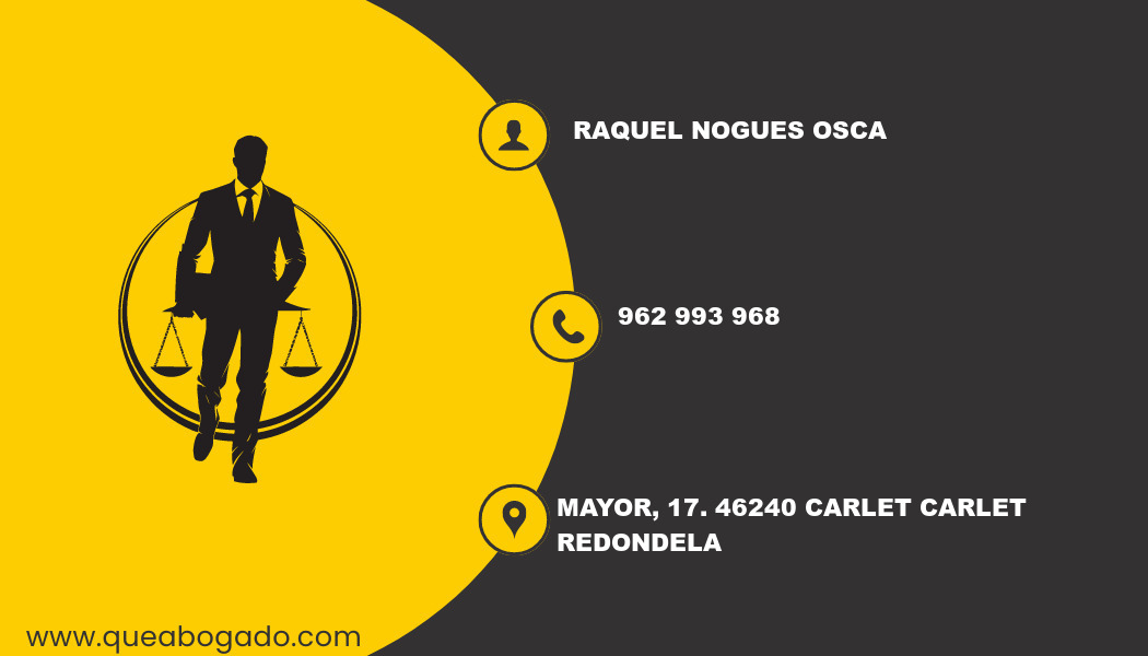 abogado Raquel Nogues Osca (Carlet)