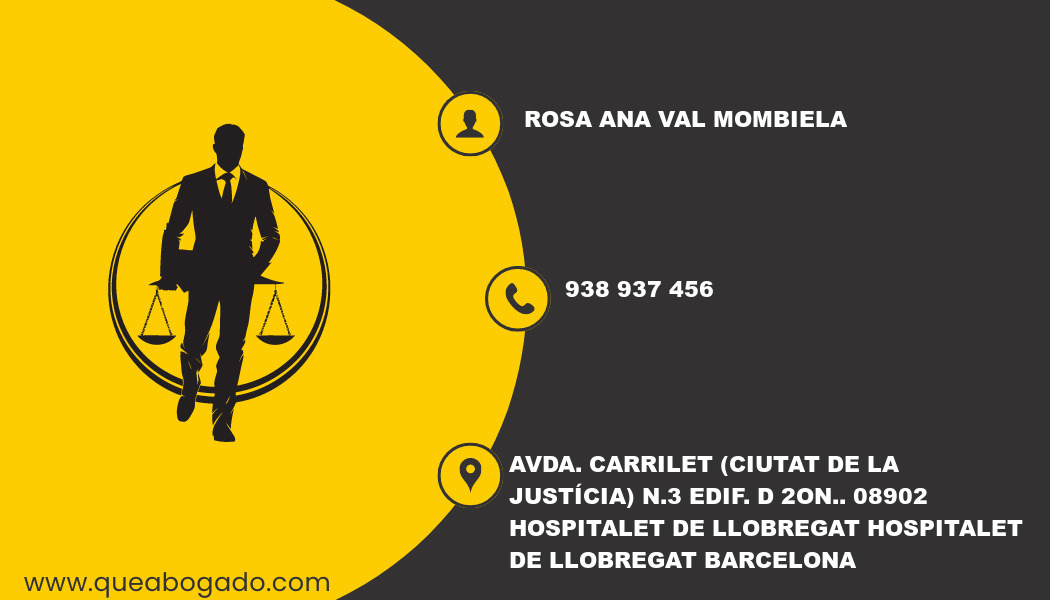 abogado Rosa Ana Val Mombiela (Hospitalet de Llobregat)