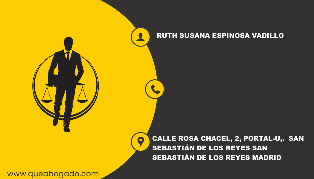 abogado Ruth Susana Espinosa Vadillo (San Sebastián de los Reyes)