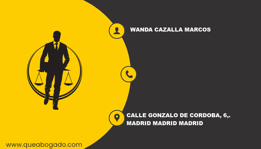 abogado Wanda Cazalla Marcos (Madrid)