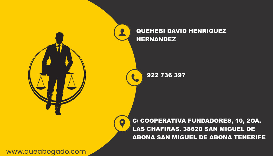 abogado Quehebi David Henriquez Hernandez (San Miguel de Abona)