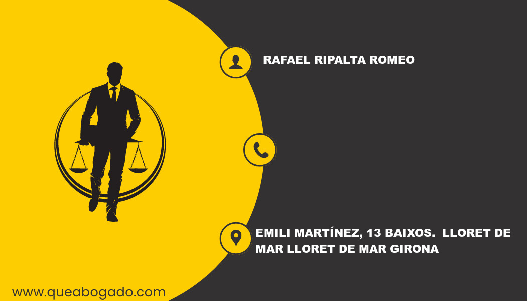 abogado Rafael Ripalta Romeo (Lloret de Mar)