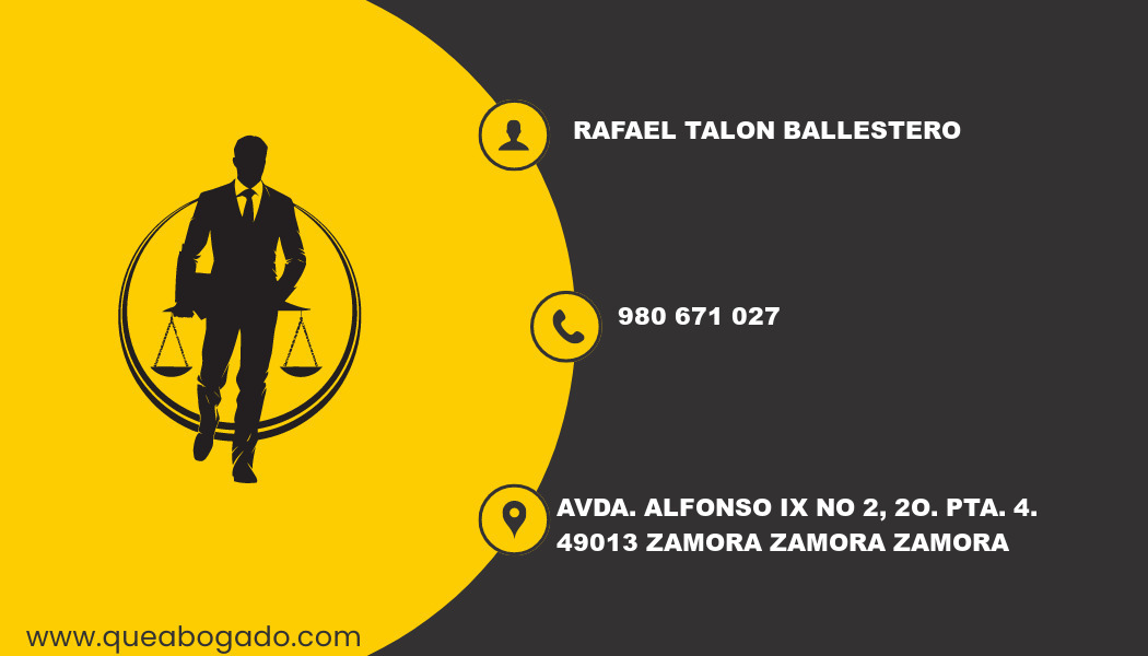 abogado Rafael Talon Ballestero (Zamora)