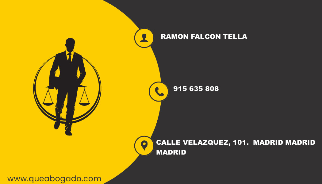 abogado Ramon Falcon Tella (Madrid)