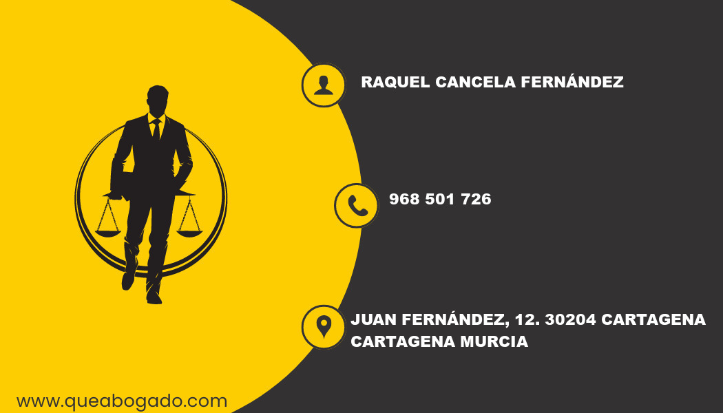 abogado Raquel Cancela Fernández (Cartagena)