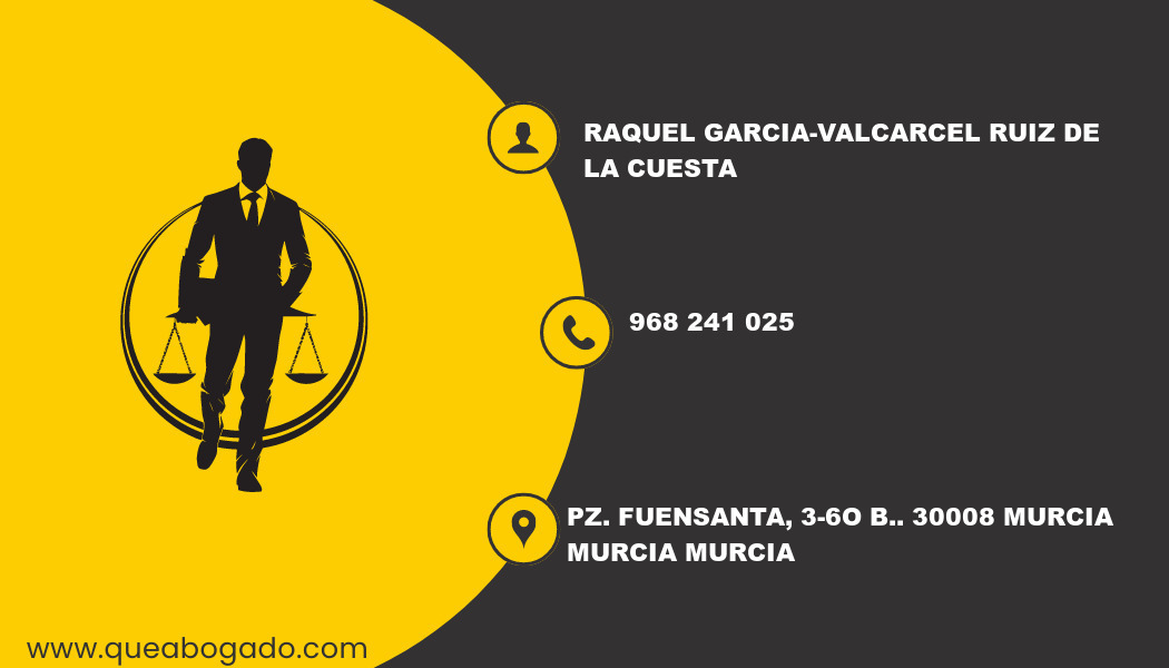 abogado Raquel Garcia-Valcarcel Ruiz De La Cuesta (Murcia)