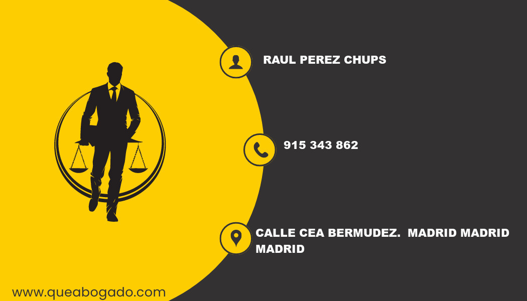 abogado Raul Perez Chups (Madrid)