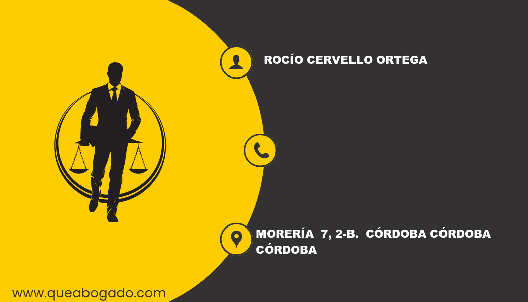 abogado Rocío Cervello Ortega (Córdoba)