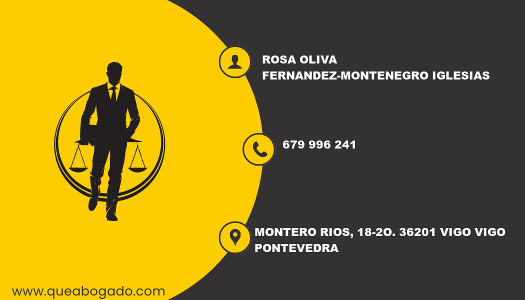 abogado Rosa Oliva Fernandez-Montenegro Iglesias (Vigo)