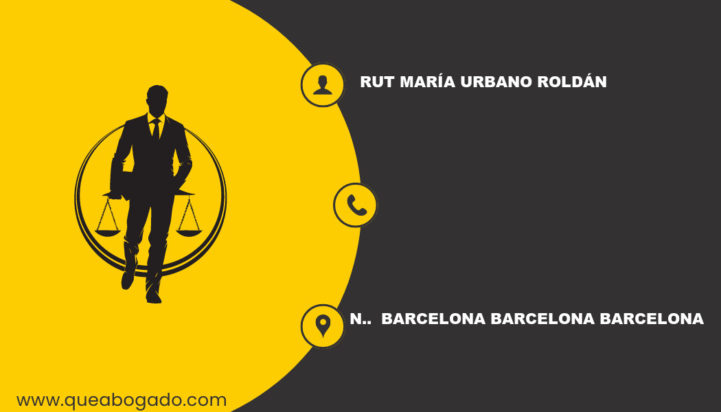 abogado Rut María Urbano Roldán (Barcelona)