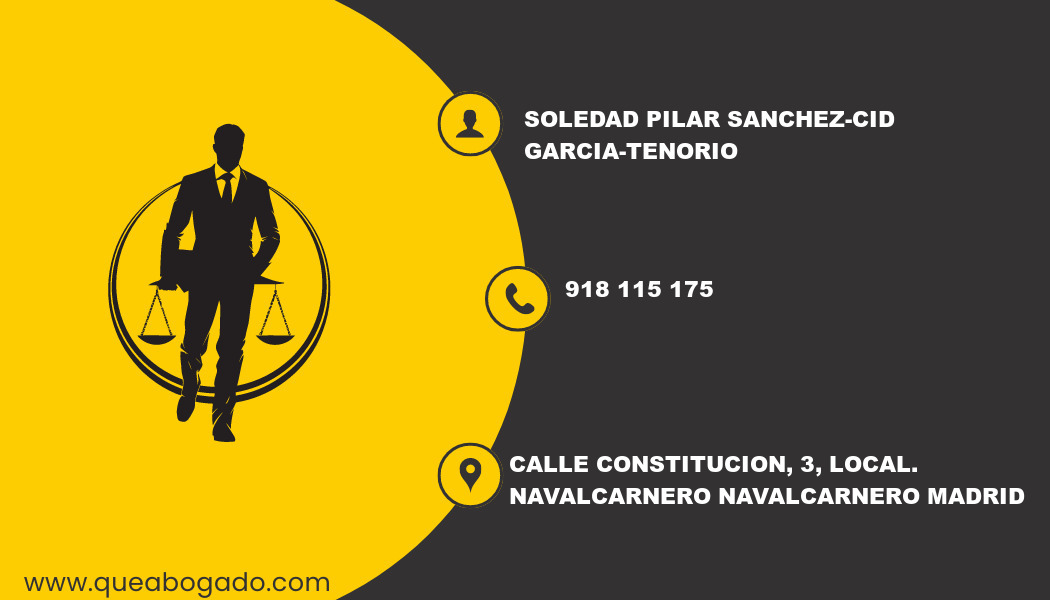 abogado Soledad Pilar Sanchez-Cid Garcia-Tenorio (Navalcarnero)