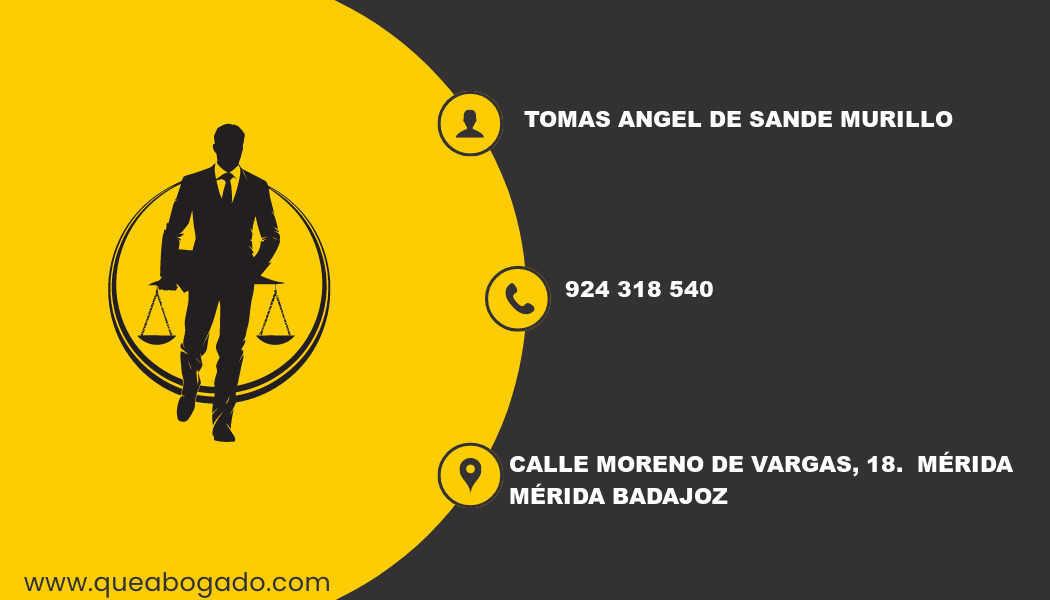 abogado Tomas Angel De Sande Murillo (Mérida)